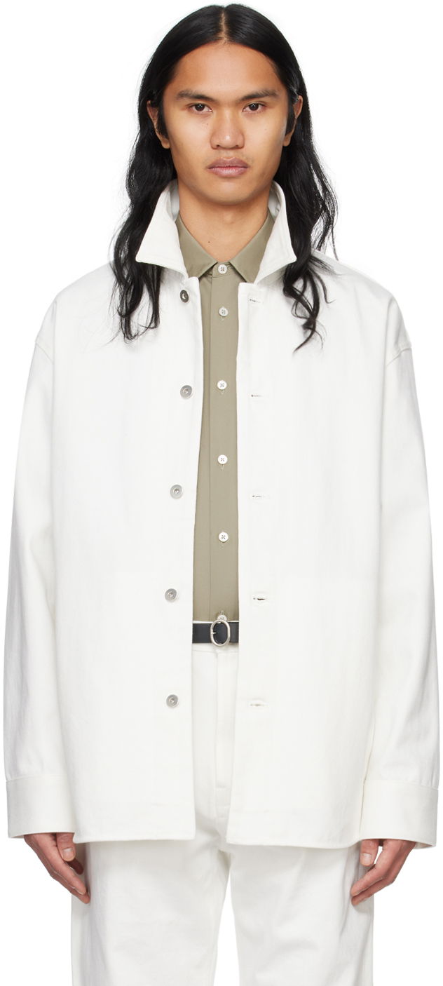 Košulja Jil Sander Buttoned Denim Shirt Bijela | J23DL0101_J46544