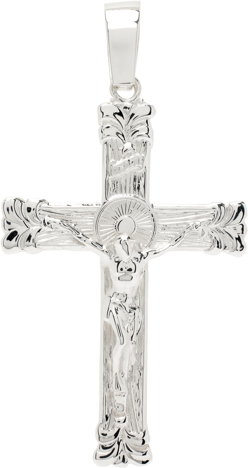 Ogrlica MARTINE ALI Martine Ali Dezi Cross Drop Earring Metalik | MA2370342-SS-PS24