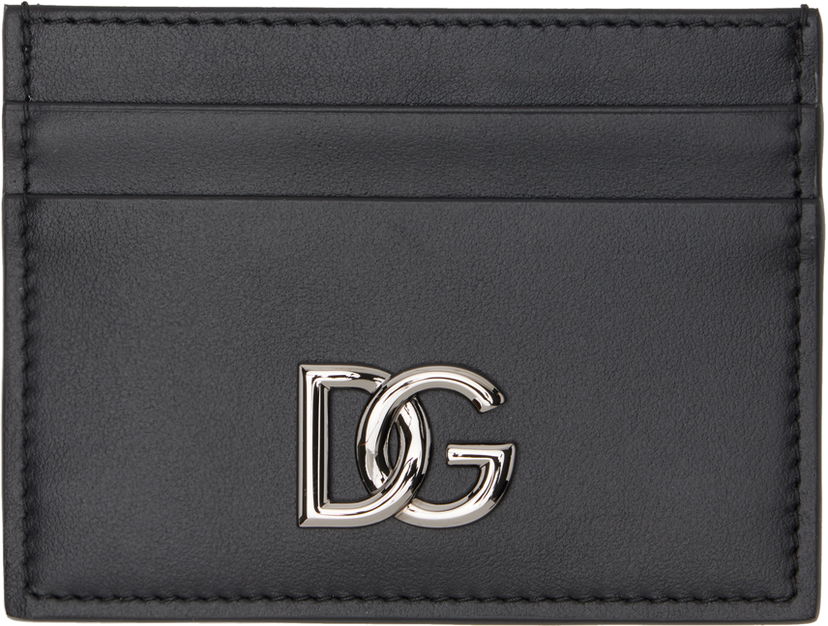 Novčanik Dolce & Gabbana Black DG Card Holder Crna | BP0330AW576