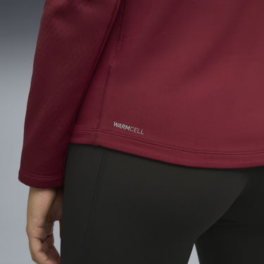 Majica kratkih rukava Puma Textured Long-Sleeved Crew Neck Top with Zipper Chest Pocket, PUMA x SAYSKY Tamnocrvena | 660240_90, 4