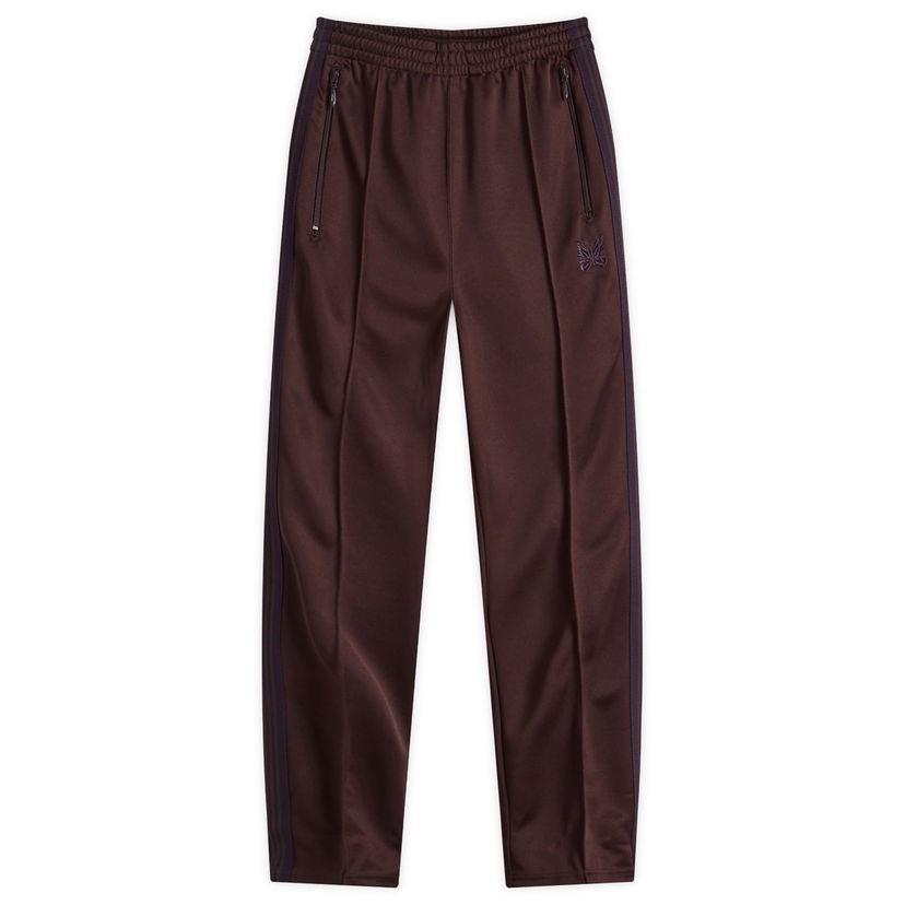 Trenirka Needles Track Pant Smooth Narrow Dark Brown Large Smeđa | PU274-B