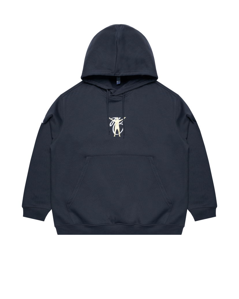 Dukserice adidas Originals JB Hoodie with Logo Tamnoplava | JM9316