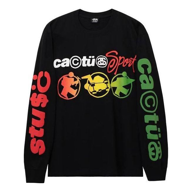Majica kratkih rukava Stüssy Sport Long Sleeve Tee Crna | 3993771