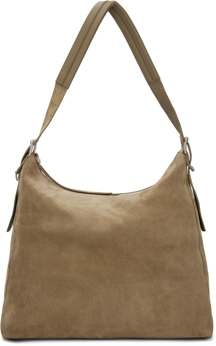 Torba za rame LEMAIRE Lemaire Belted Suede Shoulder Bag Smeđa | BG0189 LL0125