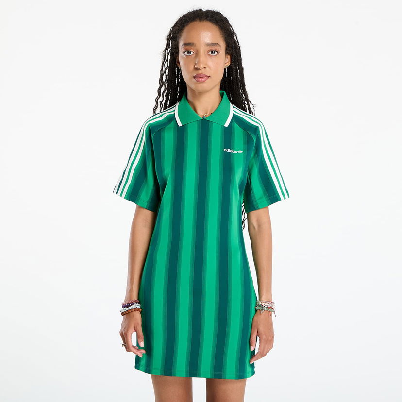 Haljina adidas Originals Football Inspired Graphic Dress Zelena | JW6014