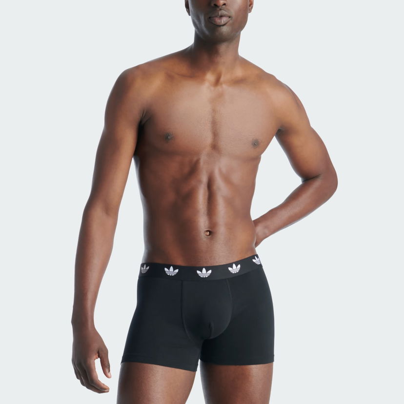 Bokserice adidas Performance Comfort Flex Cotton Trunk (3-Pack) Crna | JK3870