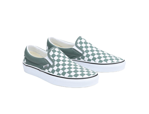 Tenisice i cipele Vans VANS Chaussures Color Theory Classic Slip-on (color Theory Checkerboard Duck Green) Femme Vert, Taille 34.5 Zelena | VN0A5JMHYQW