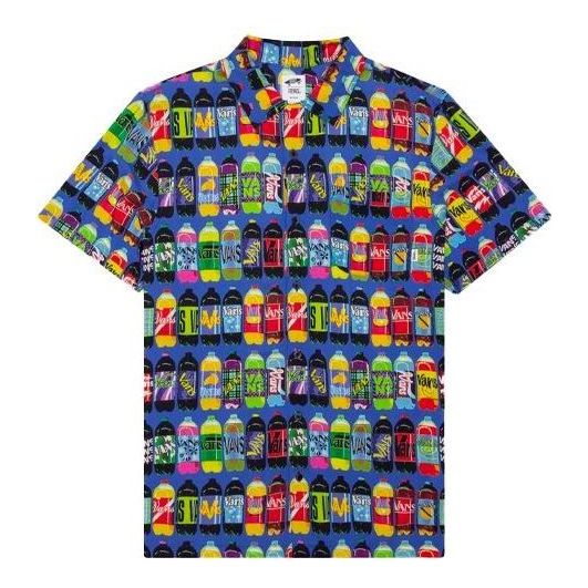 Košulja Vans Fergus All Over Print Short Sleeve Shirt Plava | VN0A4RS1W02