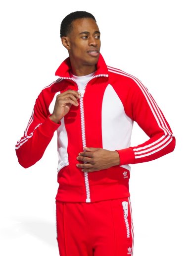 Jakna adidas Originals x Jeremy Scott Big Zip Jacket Crvena | HY1812