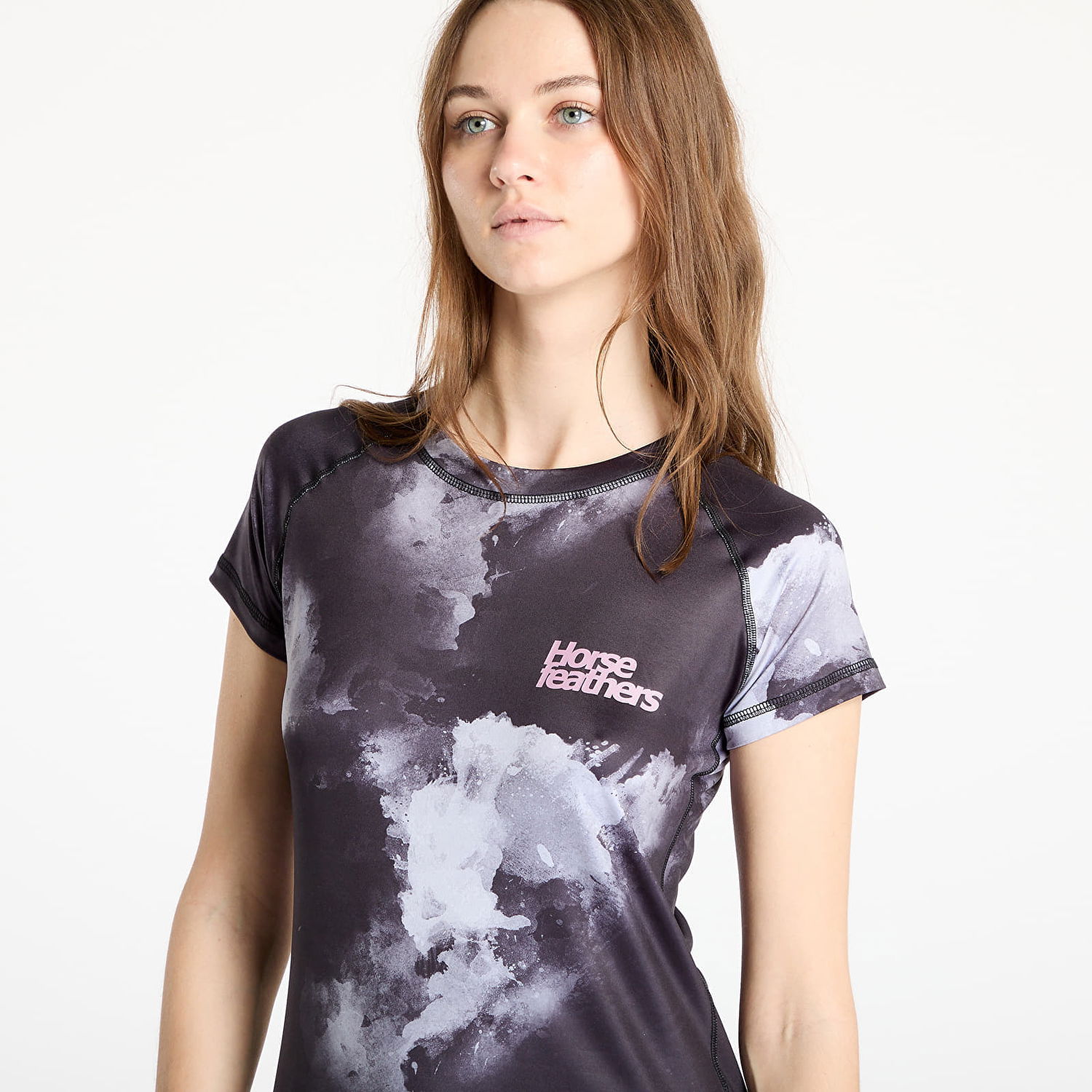 Majica kratkih rukava Horsefeathers Horsefeathers Deco Bike Jersey Crna | TW042C, 1