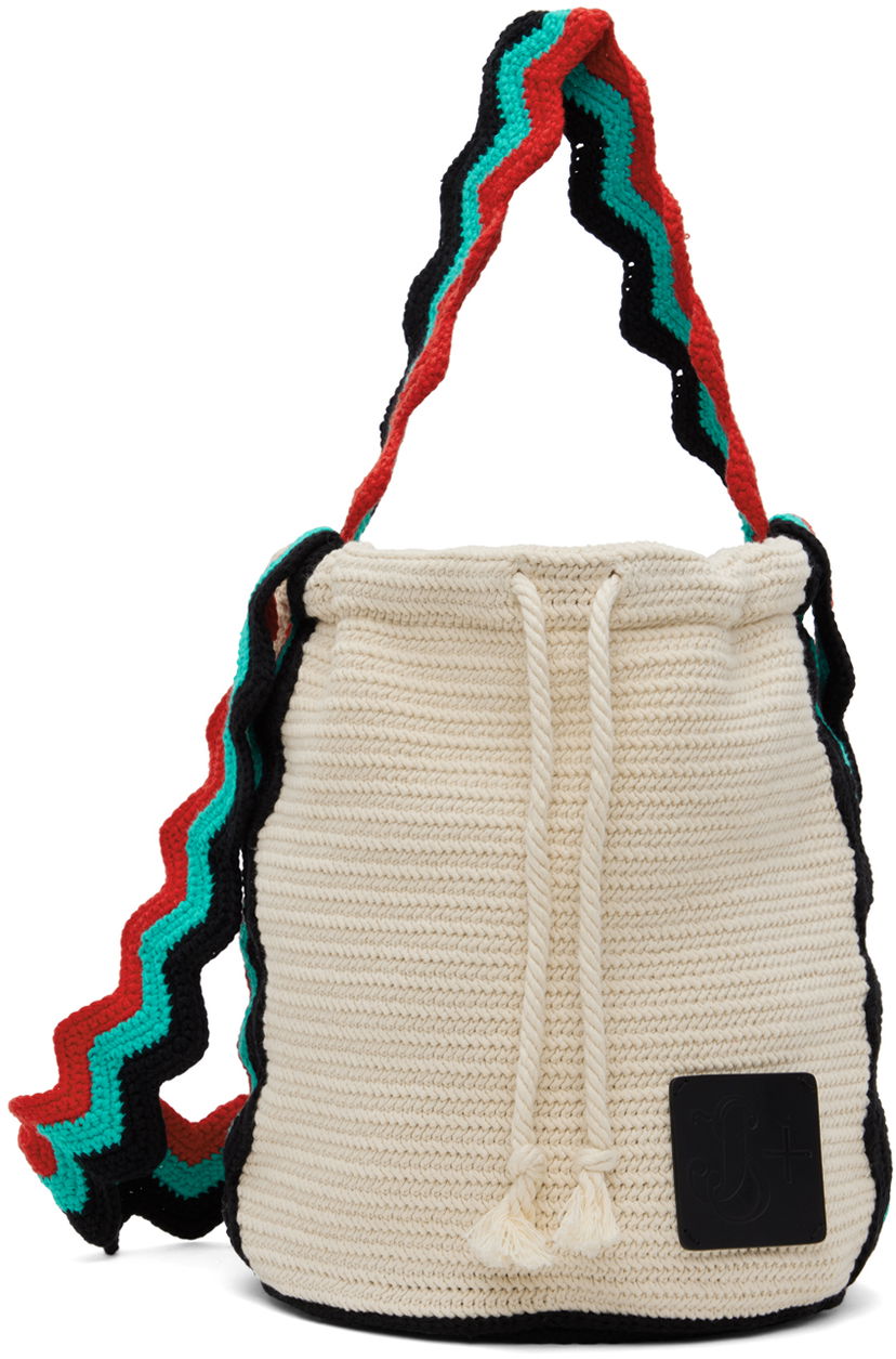 Torba za rame Jil Sander Knit Bag Bež | J40ZZ0132_J15417