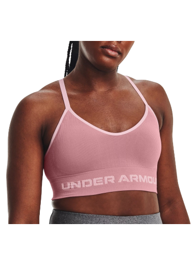 Grudnjak Under Armour Seamless Low Long Rib Bra Ružičasta | 1373870-697