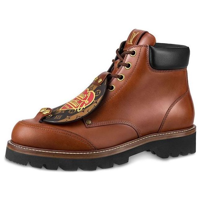 Tenisice i cipele Louis Vuitton x Nigo Ankle Boots Smeđa | 1A9ID0