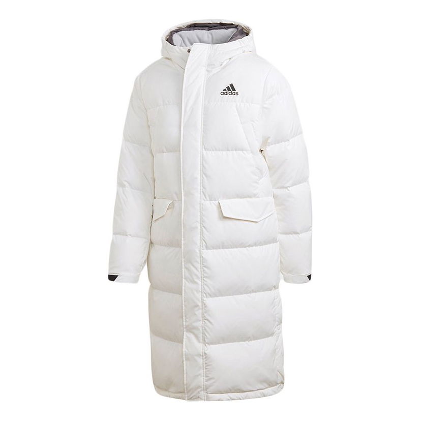 Pernata jakna adidas Originals Stay Warm Sports Hooded Down Jacket Bijela | GK0665