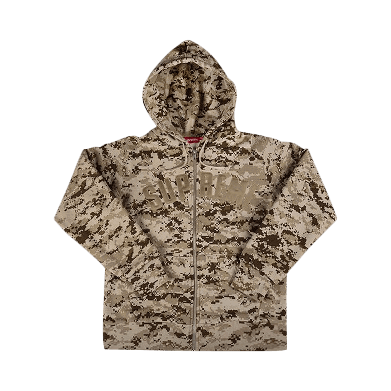 Dukserice Supreme Arc Logo Thermal Zip Up Sweatshirt Višebojno | FW17SW30 TAN, 0