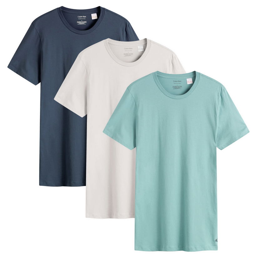Majica kratkih rukava CALVIN KLEIN Crew Neck T-Shirt - 3 Pack Zelena | LV00NB4051055