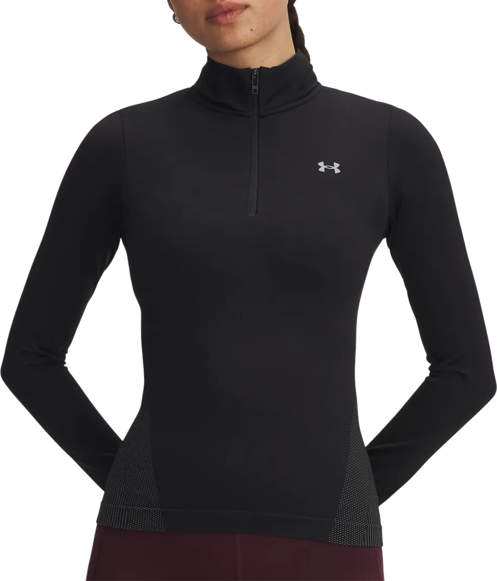 Majica kratkih rukava Under Armour Long Sleeve Vanish Seamless Quarter Zip Top Crna | 6000644-003, 0