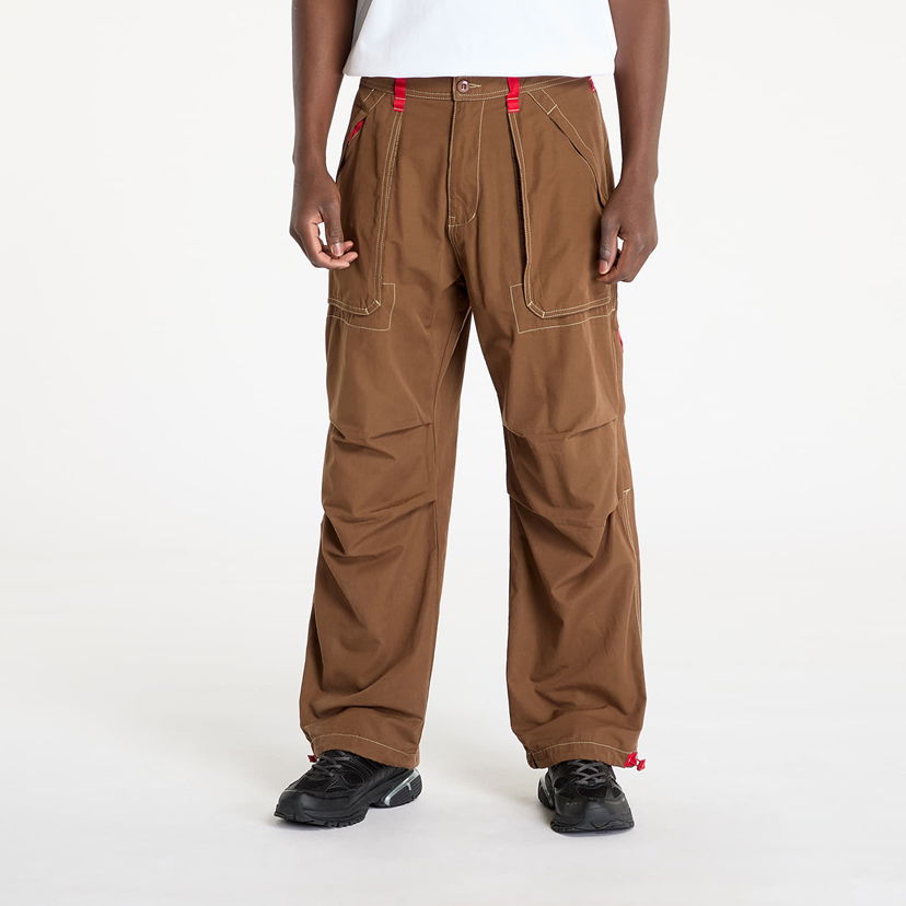Cargo hlače Pleasures PLEASURES Public Utility Pants Smeđa | P24W011 BROWN