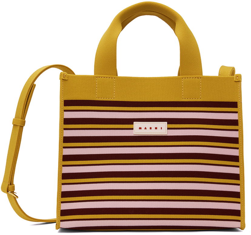 Tote bag Marni Small Shopping Tote Bag Ružičasta | SHMP0083Q1 P6485