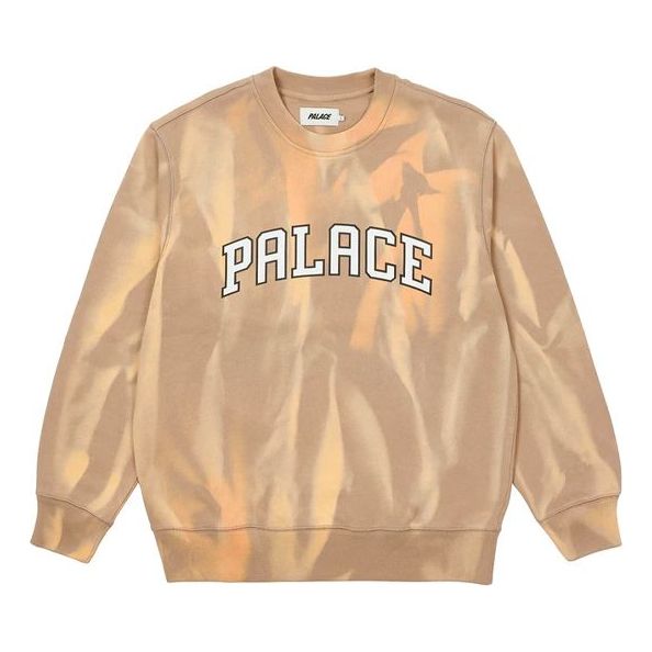 Dukserice Palace Palace Tie Dye Crewneck Sweatshirt Bež | P20CS014