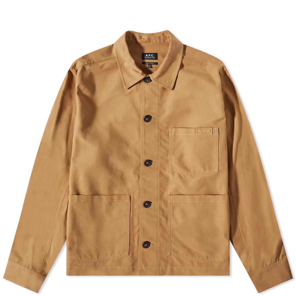 Jakna A.P.C. Chico Logo Chore Jacket Bež | COGBJ-H02800-CAF, 0