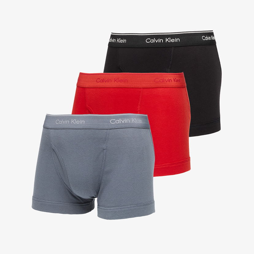 Bokserice CALVIN KLEIN Calvin Klein Trunk 3-Pack Boxer Briefs Višebojno | 000NB4002A 058