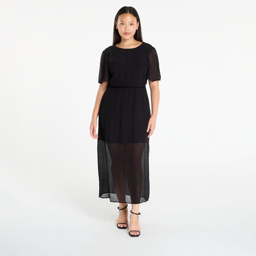Haljina Samsoe Samsoe Samsøe Samsøe Salucindy Sheer Maxi Dress Crna | F25300067_CLR000021
