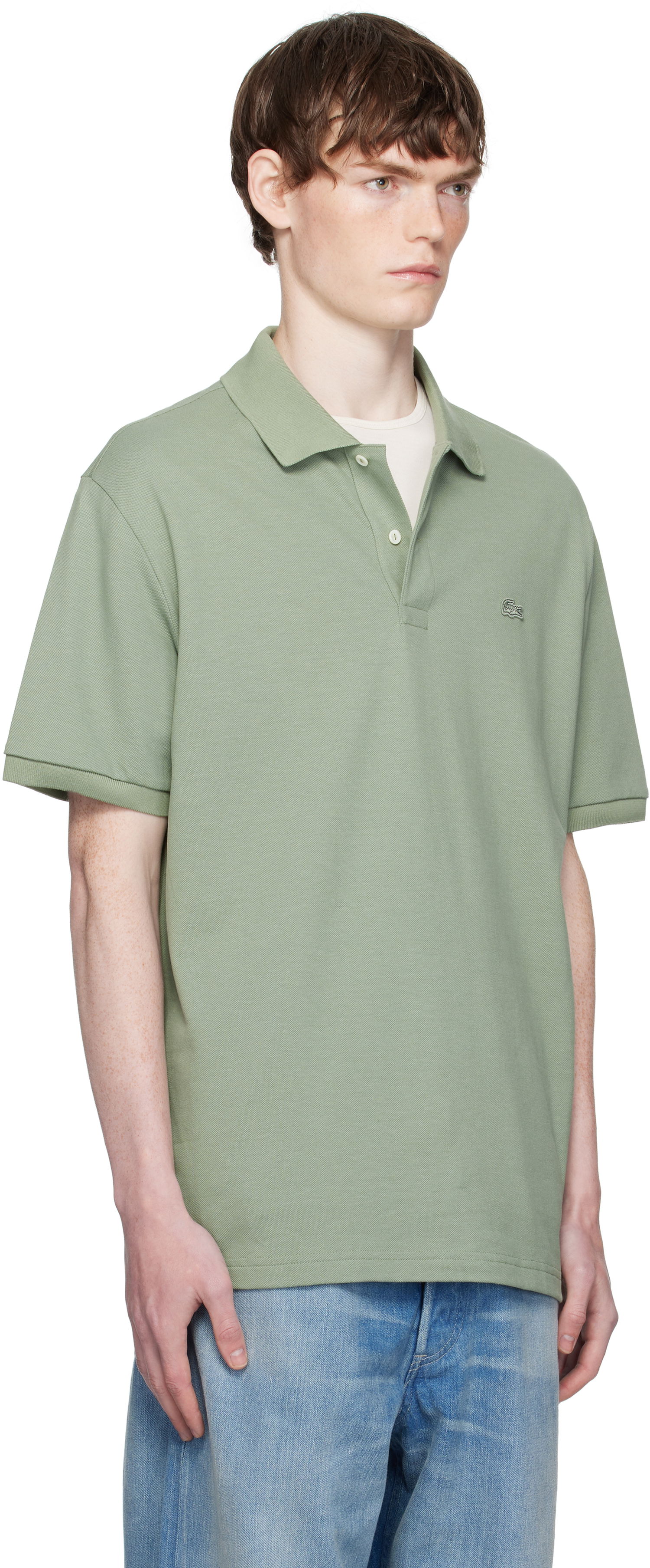 Polo majica Lacoste Loose Fit Heavy Piqué Polo Zelena | PH7757_S86, 1