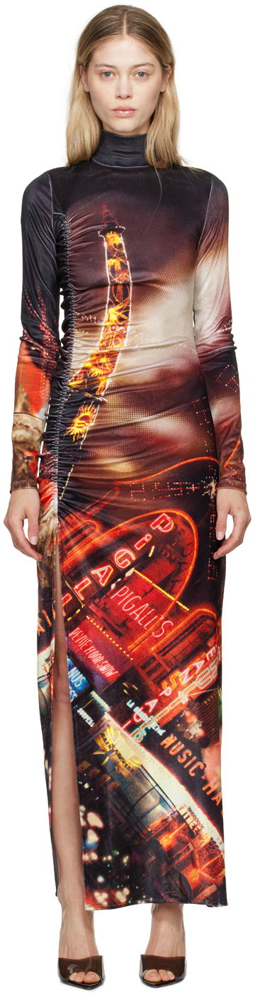 Haljina Jean Paul Gaultier Gaultier 'The Velvet Pigalle' Maxi Dress Višebojno | 24/30-F-RO257-J554-00301550