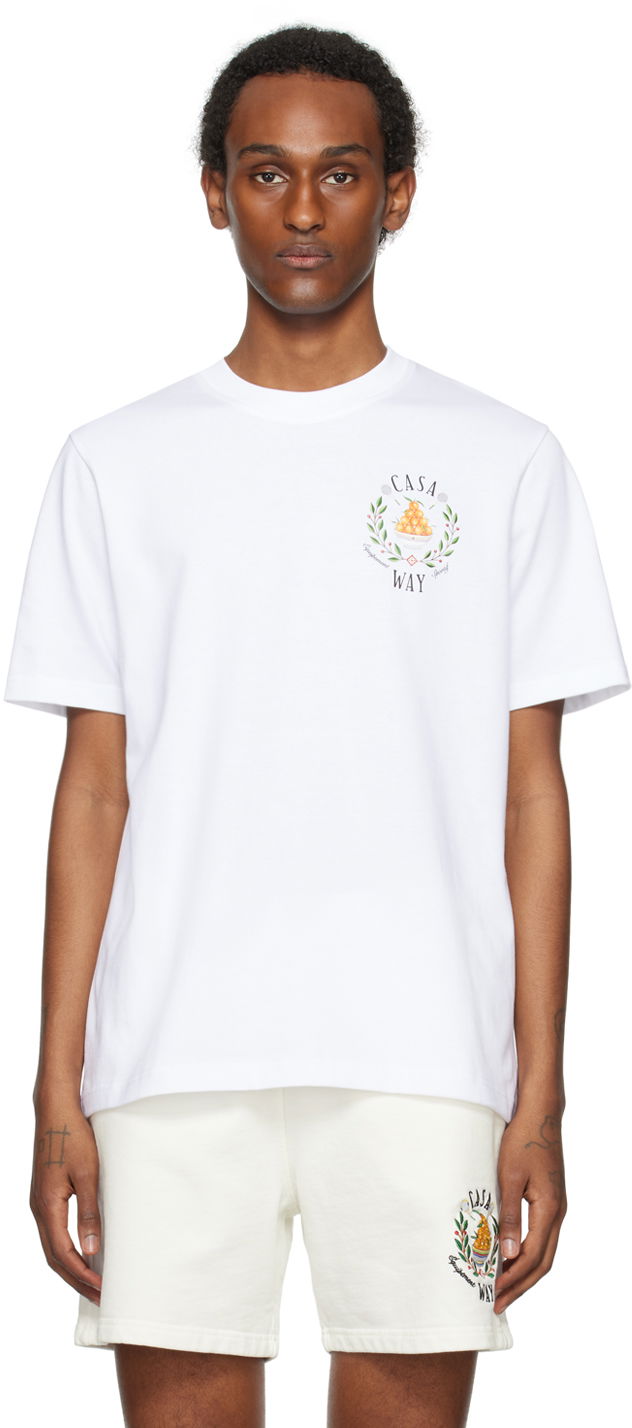 Majica kratkih rukava Casablanca 'Casa Way' T-Shirt Bijela | MPS24-JTS-001-02