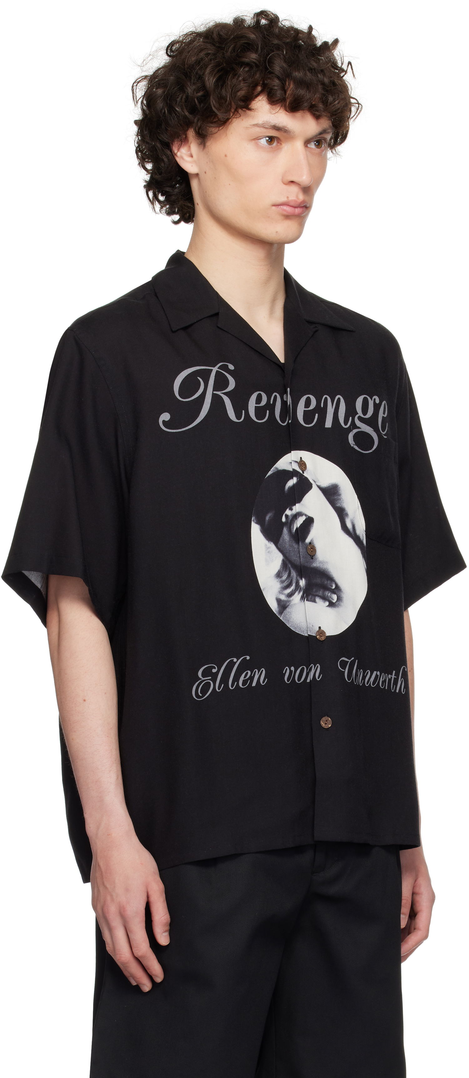 Košulja WACKO MARIA WACKO MARIA 'Ellen Von Unwerth' Resort Shirt Crna | EVU-WM-HI01, 1