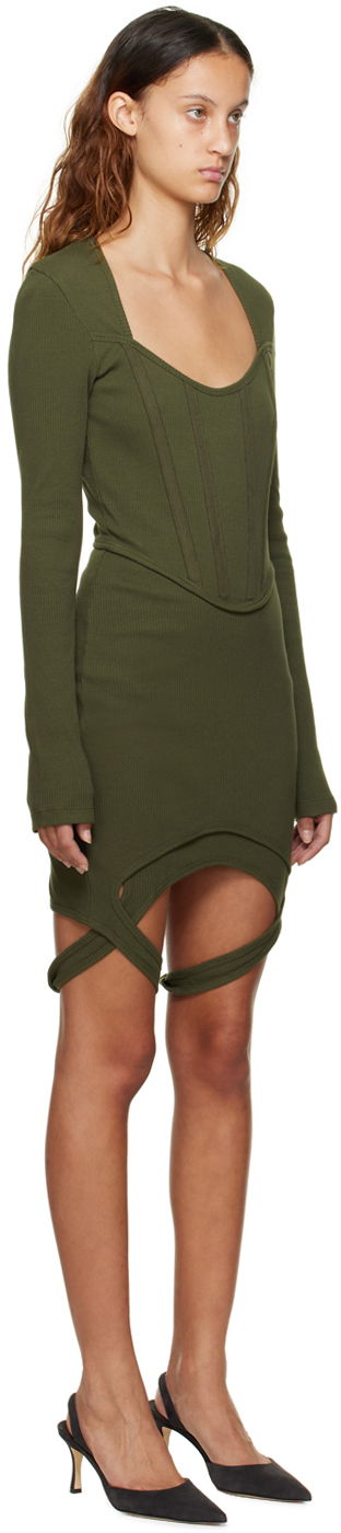 Haljina Dion Lee Dion Lee Fin Corset Minidress Zelena | A9862P22, 1