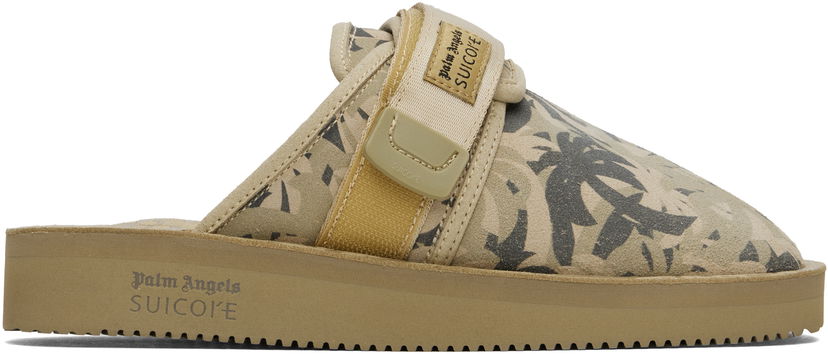 Odjeća Palm Angels Palm Angels Suicoke Edition Zavo Slippers Bež | PWIJ012F24LEA0026061