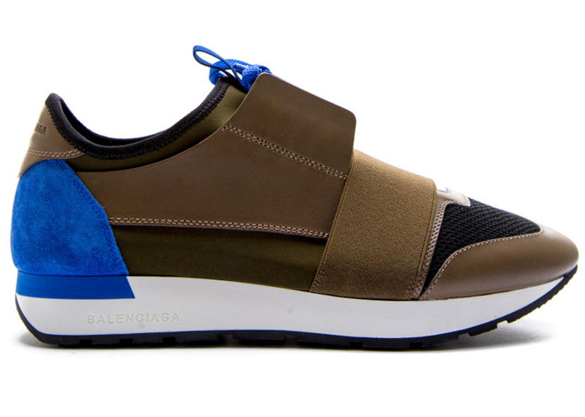 Tenisice i cipele Balenciaga Race Runner "Brown Black Blue" Smeđa | 535391 W0YXS 3263
