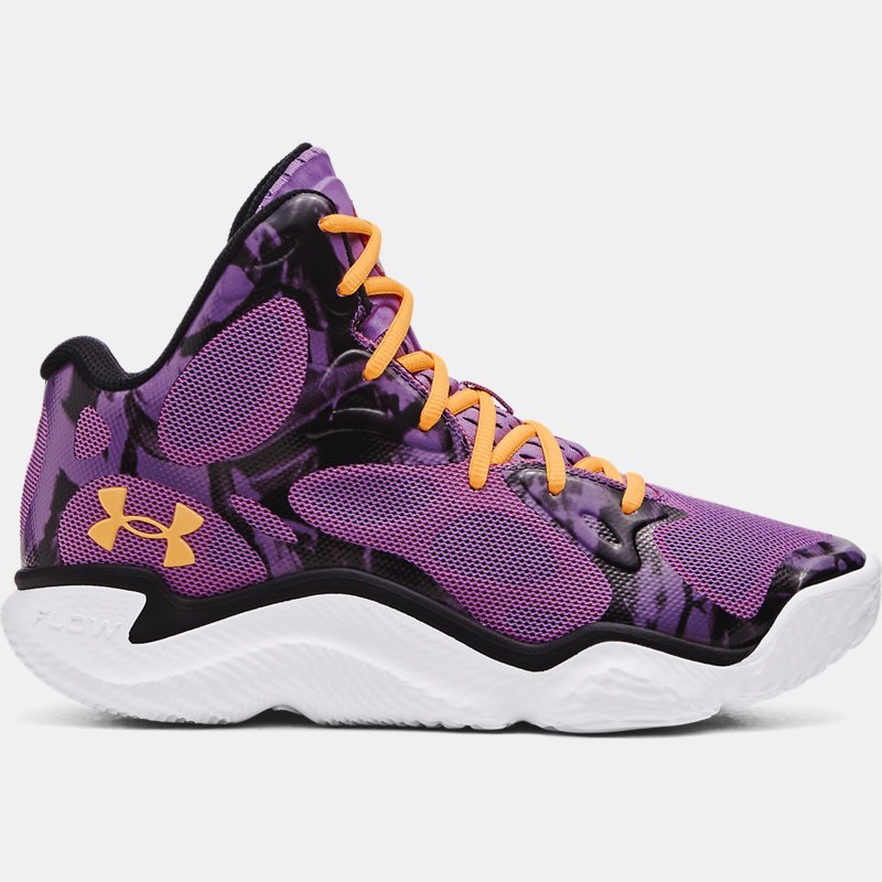 Košarka Under Armour Unisex Curry Spawn FloTro Basketballschuhe Provence Ljubičasta | 3027372-500