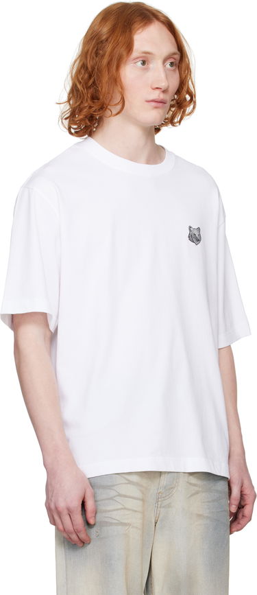 Majica kratkih rukava MAISON KITSUNÉ Maison Kitsuné Fox Head Patch Oversize T-Shirt Bijela | OM00128KJ0119, 1