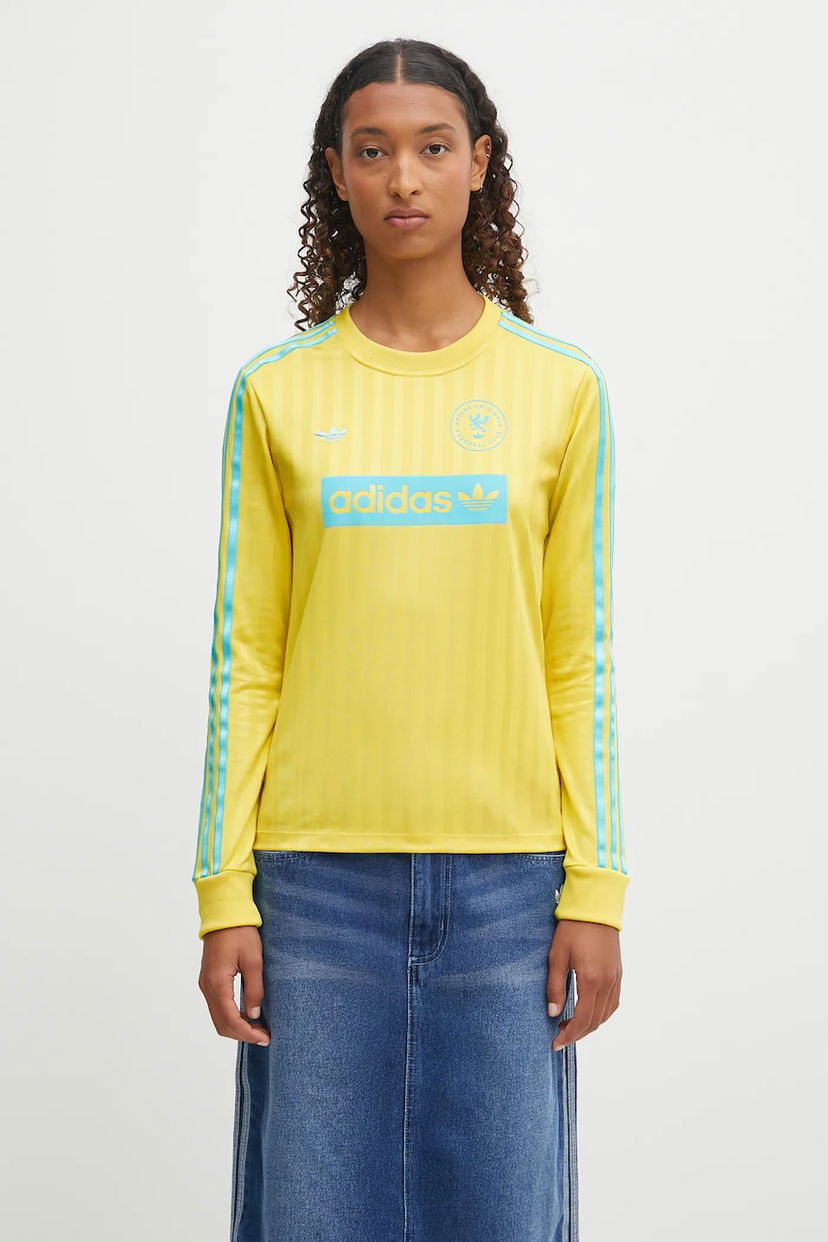 Dres adidas Originals Originals Football Club Long-Sleeve Jersey Žuta | JW2561