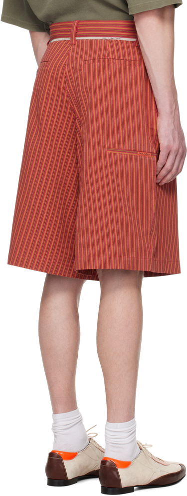 Kratke hlače Martine Rose Martine Rose Twisted Striped Shorts Crvena | 841WS14111, 2