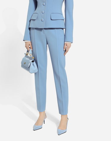 Hlače Dolce & Gabbana Tailored Wool Pants Plava | FTAM2TFU2L8F3981, 3