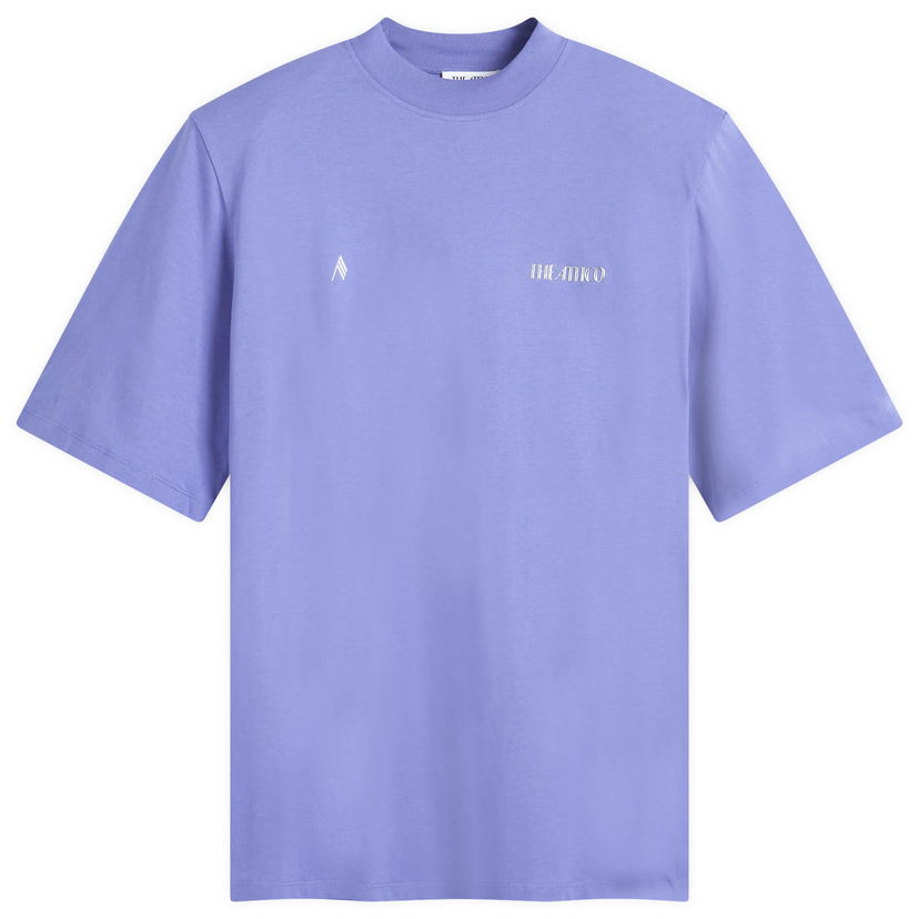 Majica kratkih rukava The Attico The Attico Kilie Oversized Logo T-Shirt, Size 42 Ljubičasta | 241WCT173