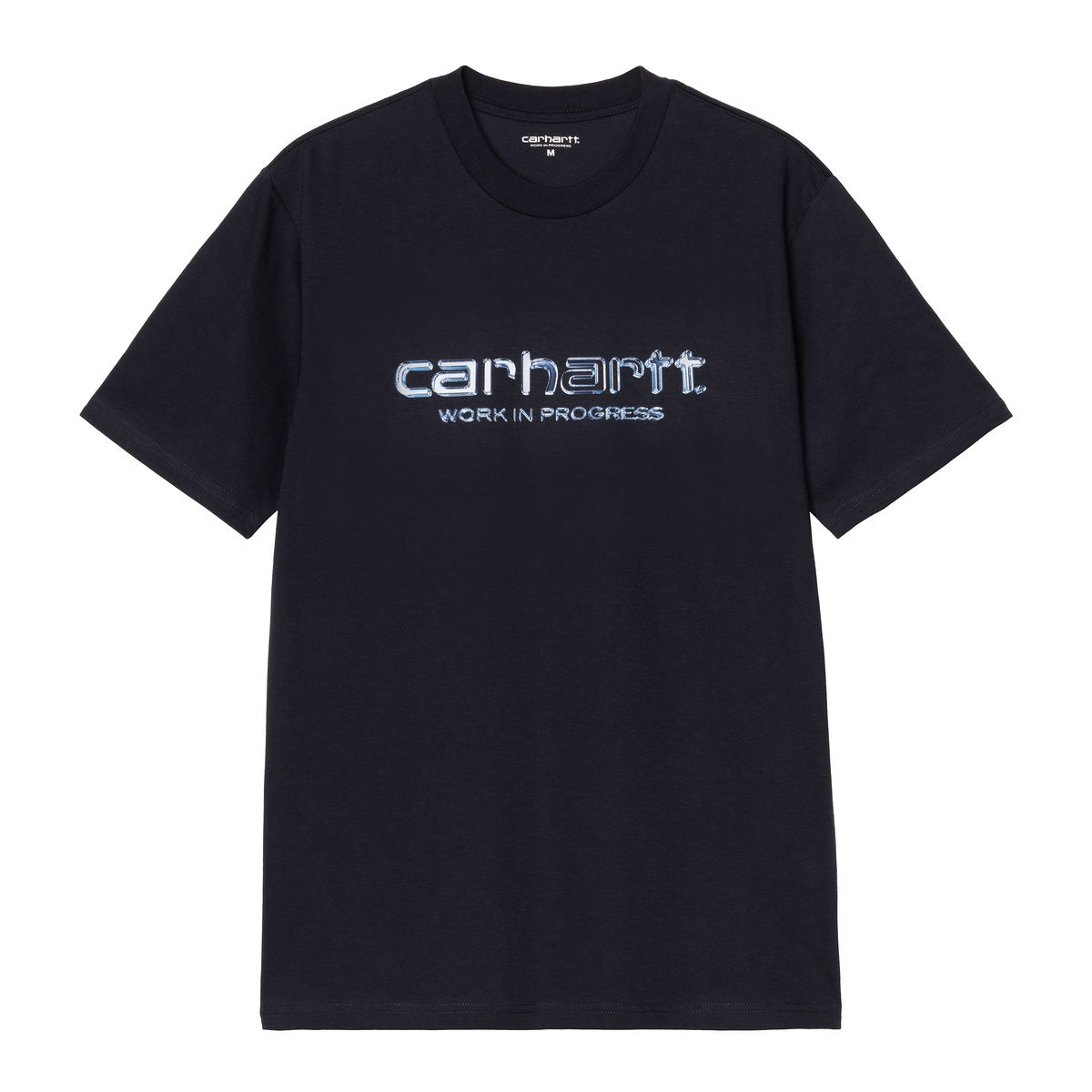 Majica kratkih rukava Carhartt WIP Short Sleeve Solar Chrome Script T-Shirt WIP Tamnoplava | I035205_9, 0