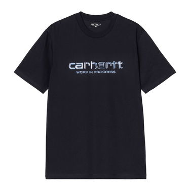 Majica kratkih rukava Carhartt WIP Short Sleeve Solar Chrome Script T-Shirt WIP Tamnoplava | I035205_9, 0