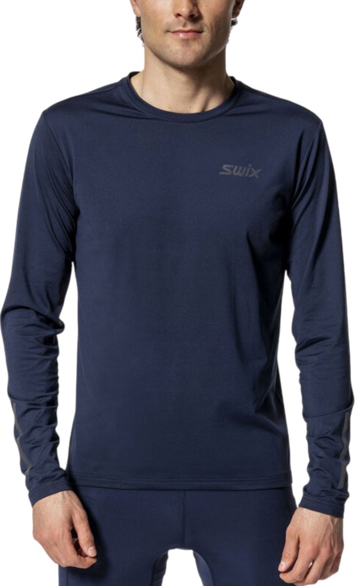 Majica kratkih rukava SWIX Pace NTS Long Sleeve Baselayer Top Tamnoplava | 10016-23-75112