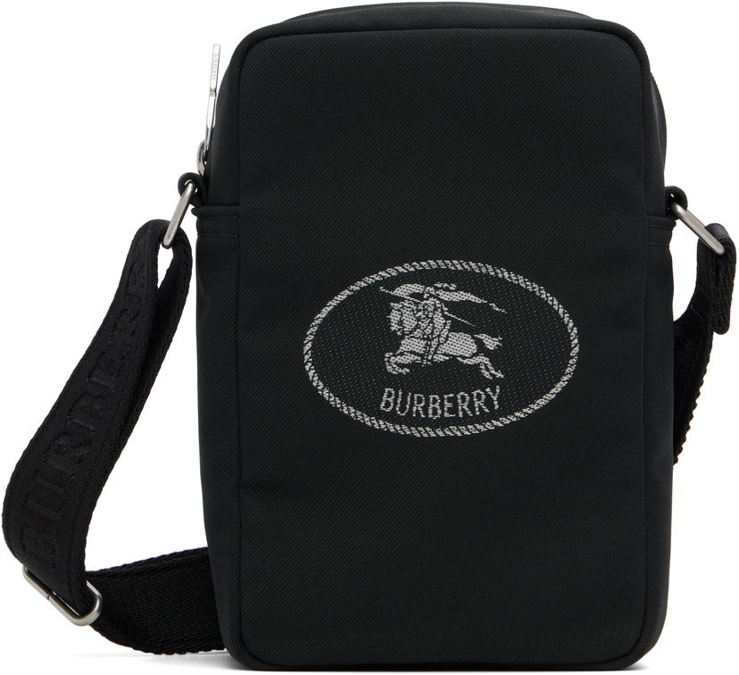 Torba za rame Burberry Burberry Orkney Phone Bag Crna | 8111417