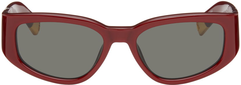 Sunčane naočale Jacquemus 'Les Lunettes Gala' Sunglasses Tamnocrvena | JAC5C3SUN
