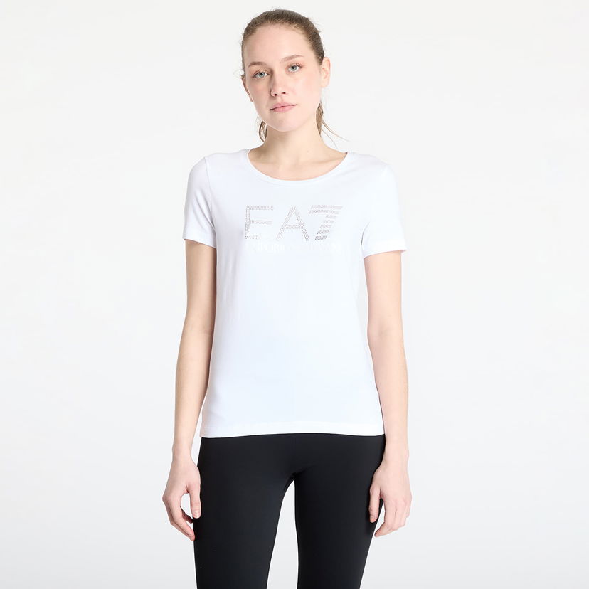 Majica kratkih rukava Emporio Armani EA7 Emporio Armani Train Logo Series T-Shirt Bijela | 7W000094AF10373U0002