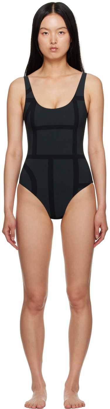 Kupaći kostimi TOTEME One-Piece Monogram Swimsuit Crna | 213-842-795