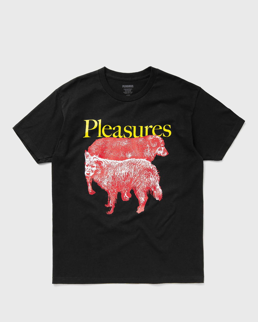 Majica kratkih rukava Pleasures WET DOGS T-SHIRT Crna | P24SP048-BLACK