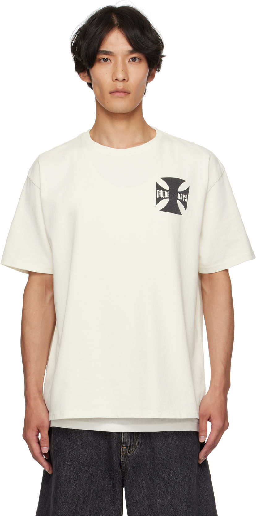 Majica kratkih rukava Rhude Rhude 'Rhude Boys' T-Shirt Bijela | RHPF25TT24012
