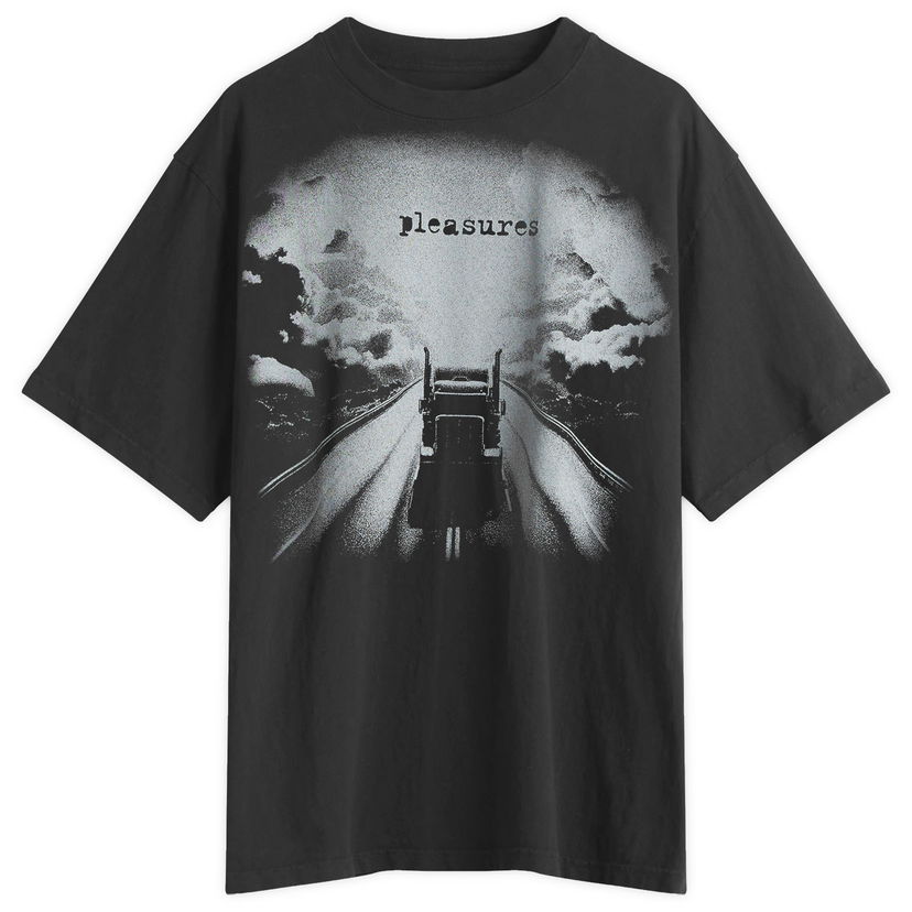 Majica kratkih rukava Pleasures Pleasures Truck Heavyweight Tee Crna | P25SP025-BLK